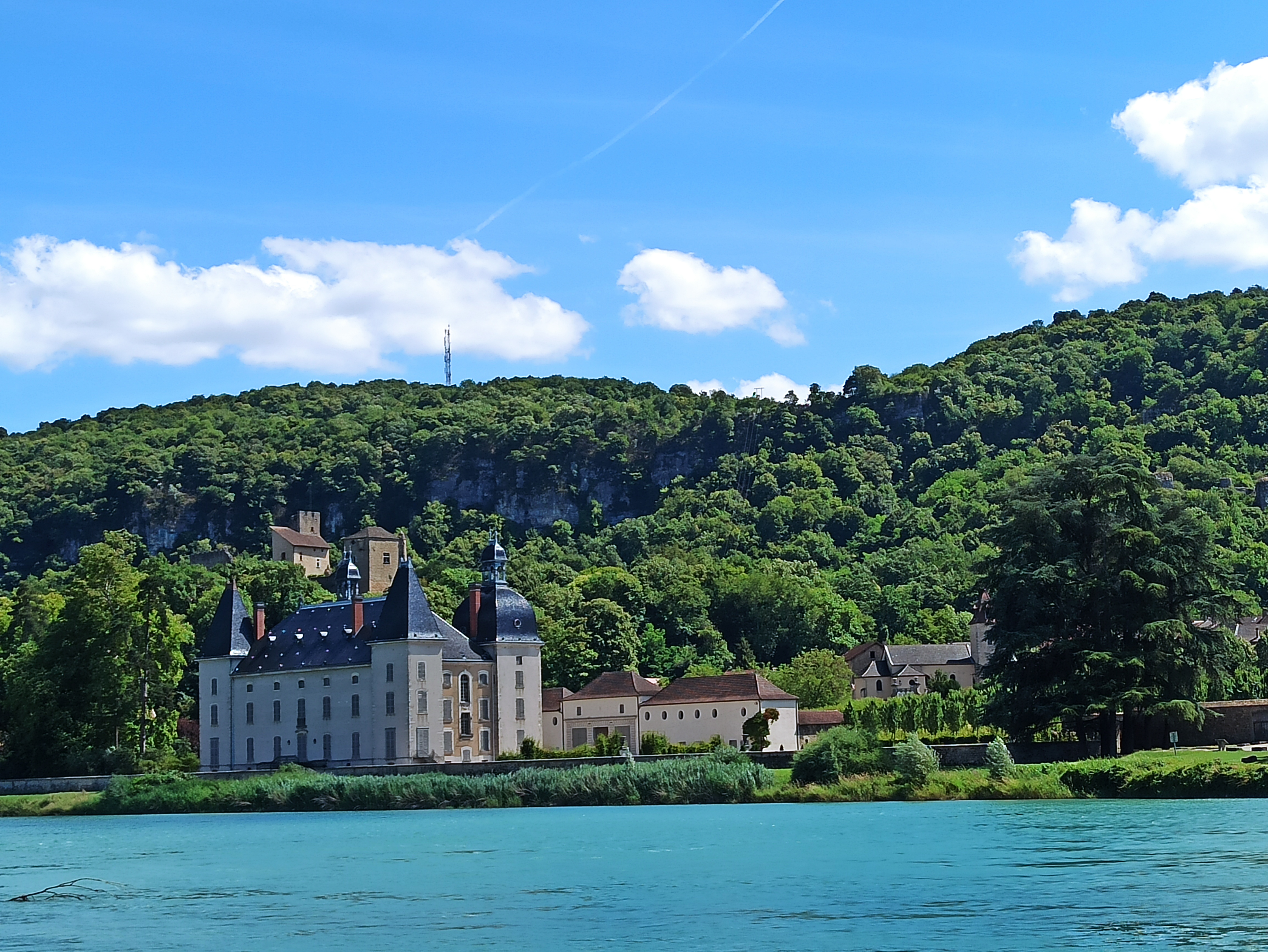 Aire de pique-nique sur la Via Rhôna