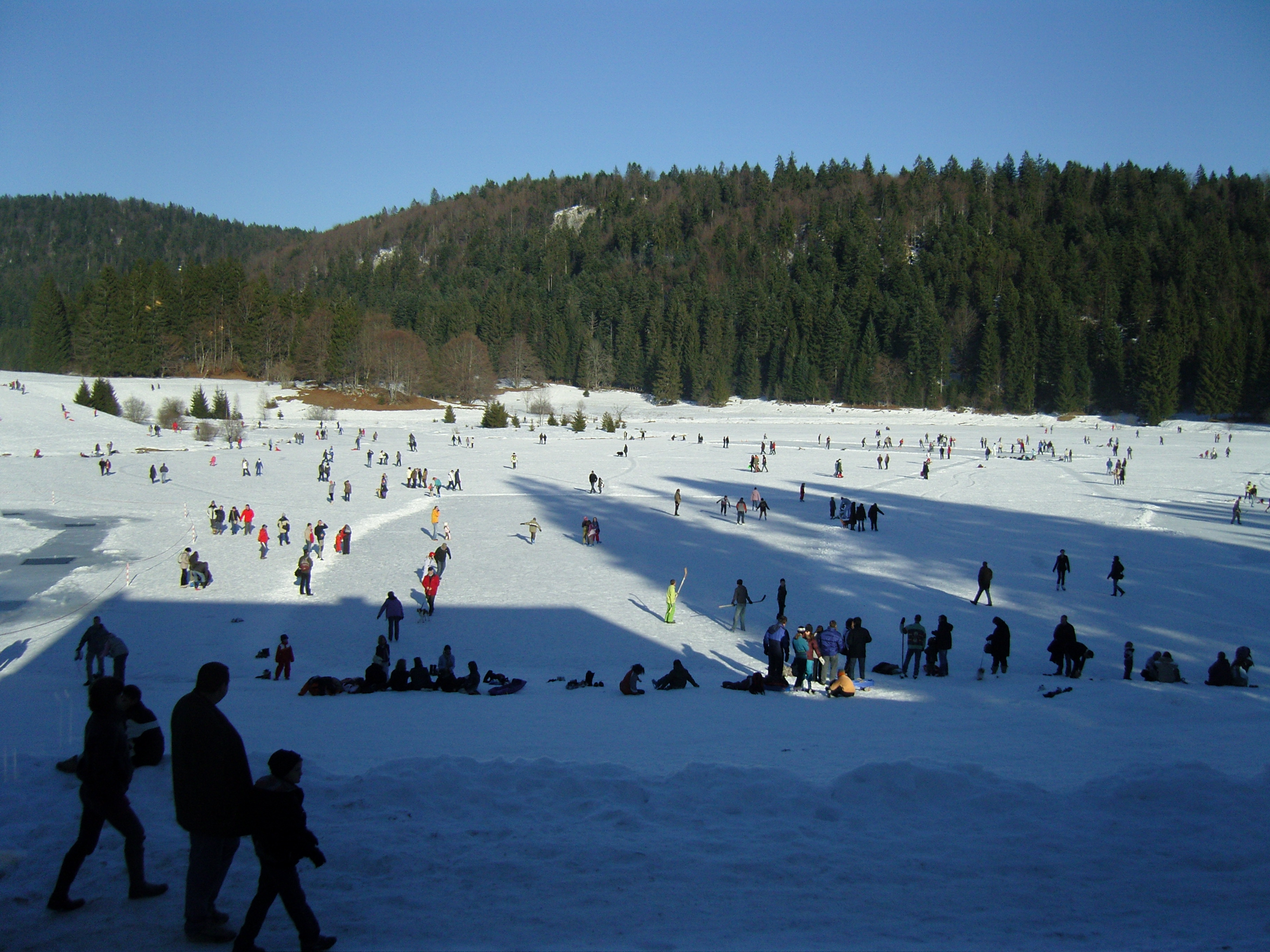 Patinage lac Genin