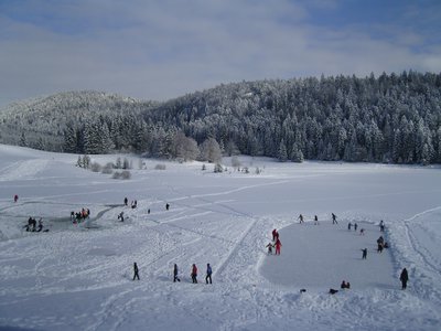 Patinage lac Genin