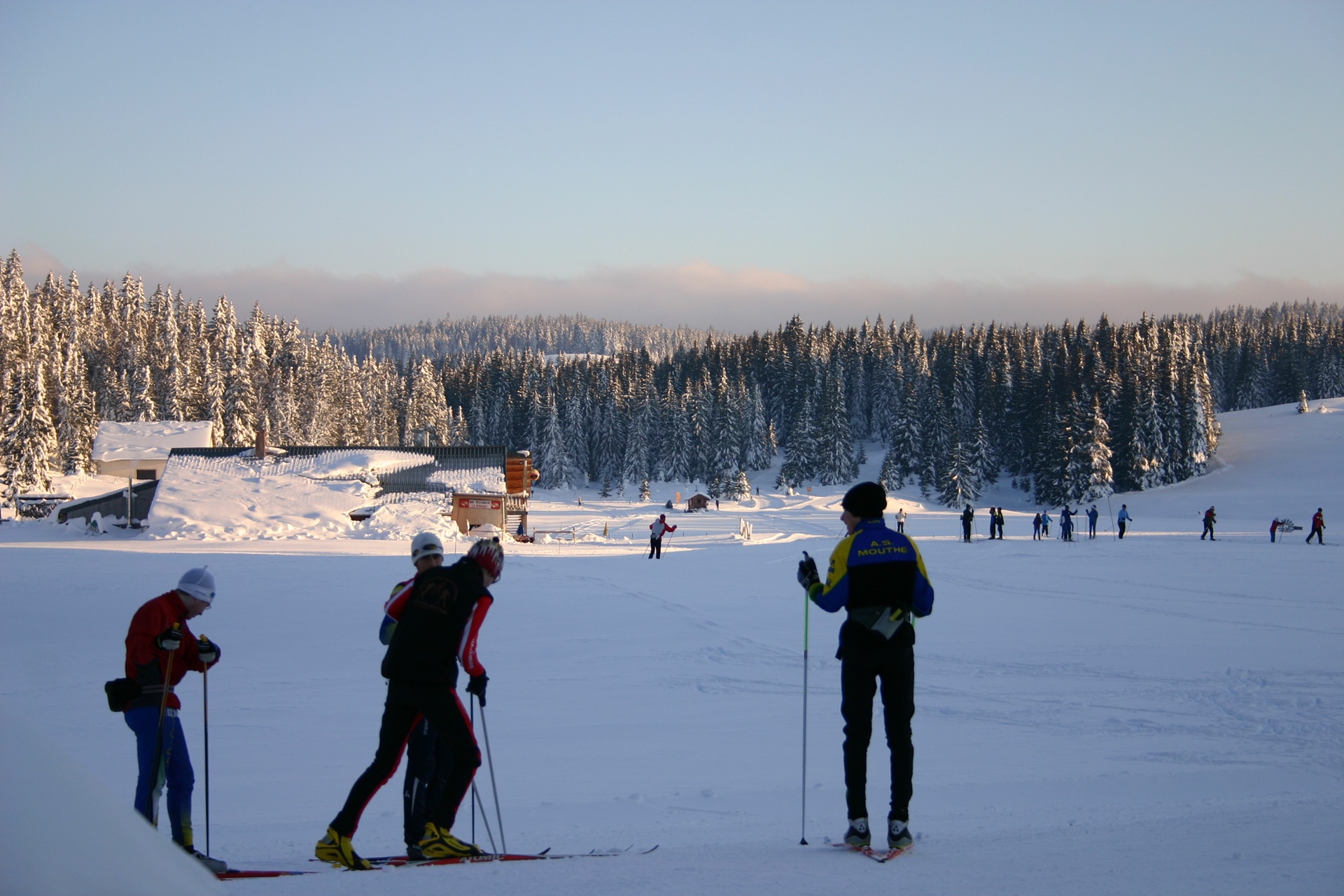 Ski de fond au Pré Poncet