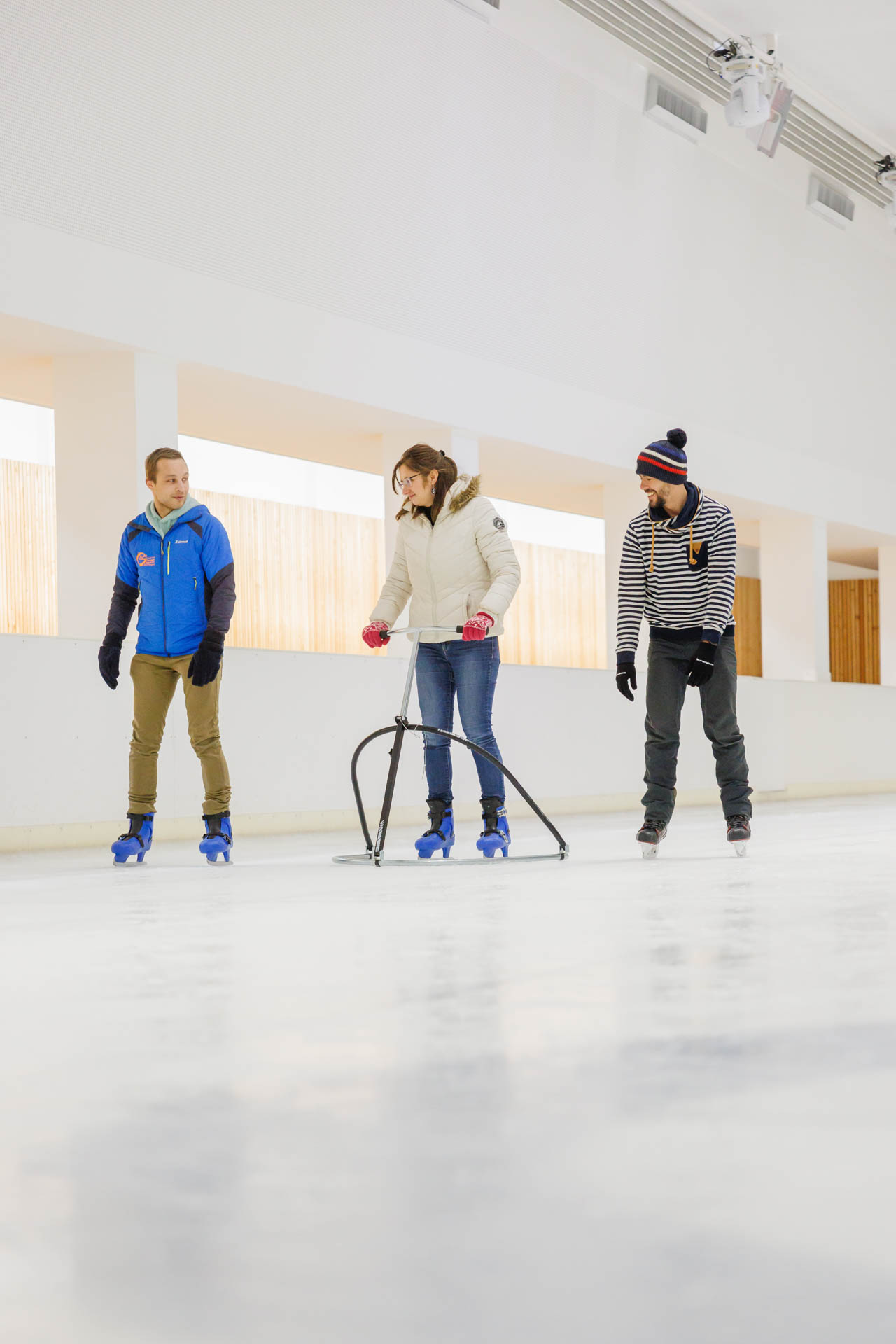 Patinoire de l'Espace des Mondes Polaires Paul-Émile Victor